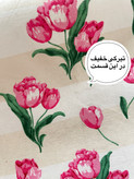 دستمال کتان لاله