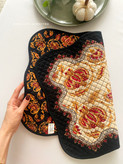 زیربشقابی پنبه دوزی
