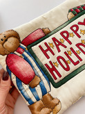 دیوارکوب یا آویز پارچهای Happy Holidays