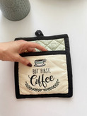 دستگیره جیبدار گلدوزی coffee
