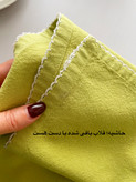 دستمال کتان گلدوزی خرگوشی
