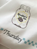 دستمال گلدوزی Black berry
