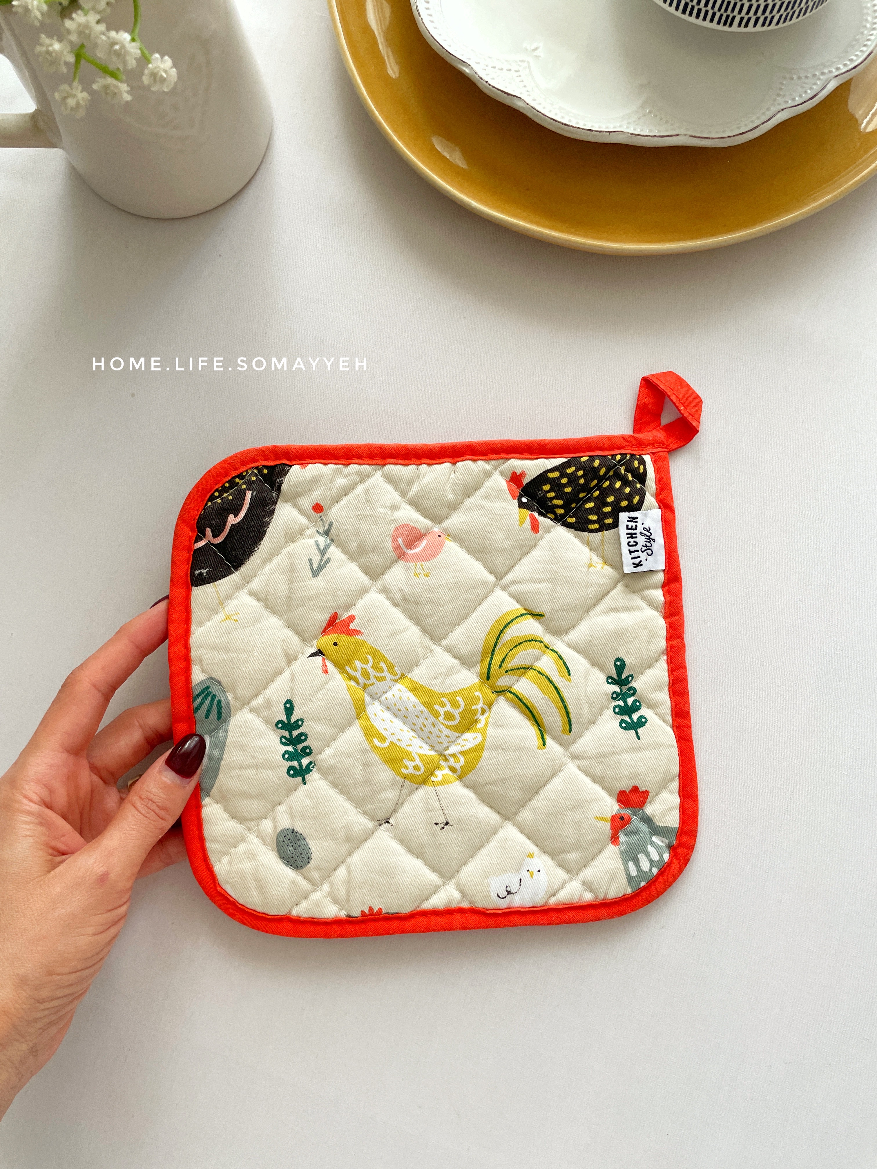 دستگیره خروس/ پشت کار نسوز