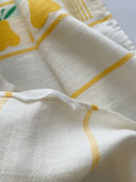 دستمال کتان طرح گلابی