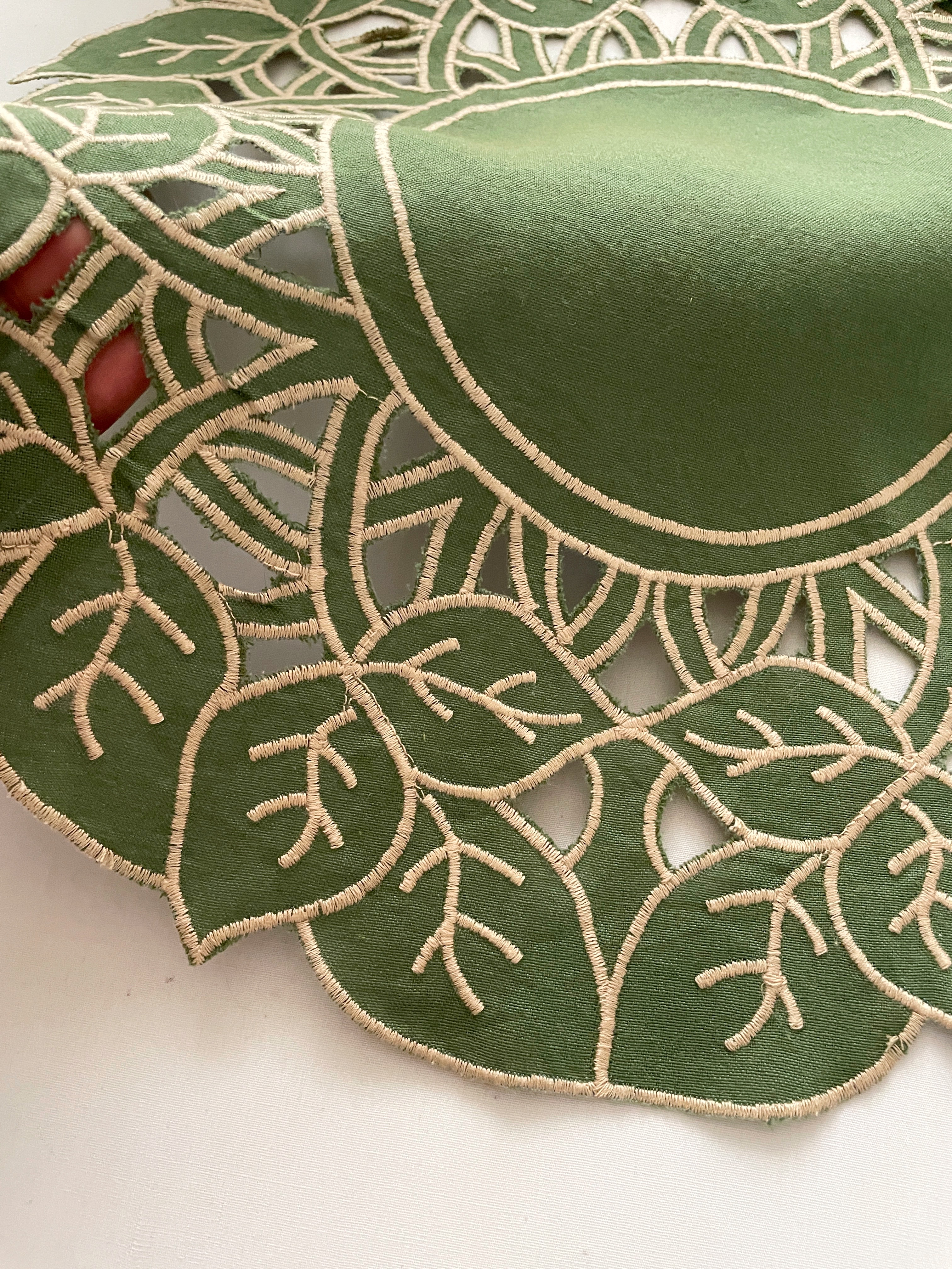 رومیزی کتان ۲عددی