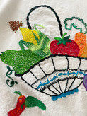 رومیزی یا دستمال گلدوزی دستدوز
