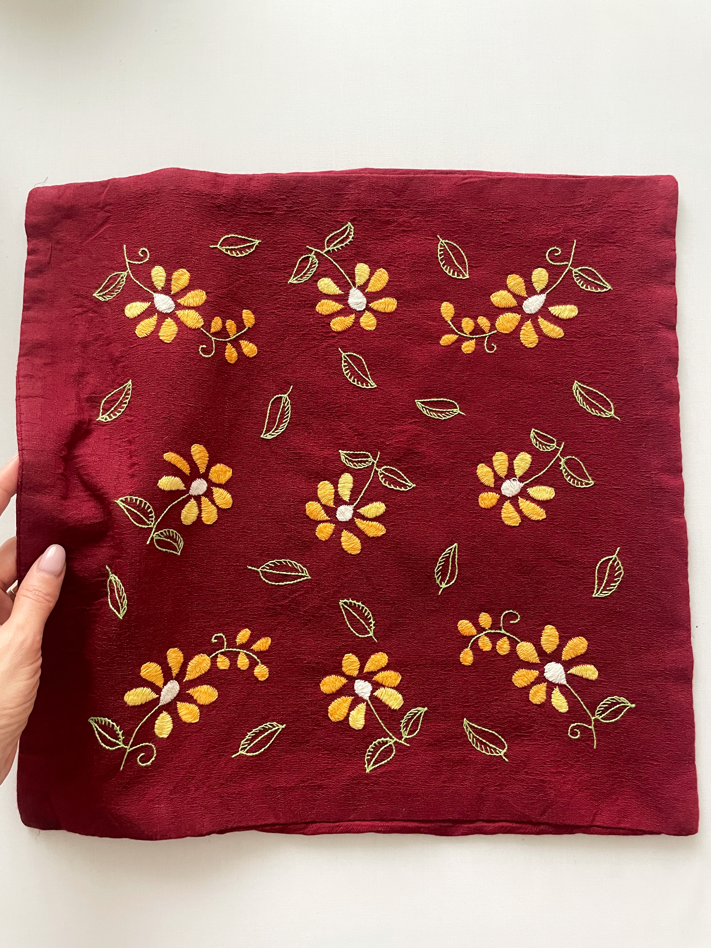 رویه کوسن/گلدوزی دستدوز