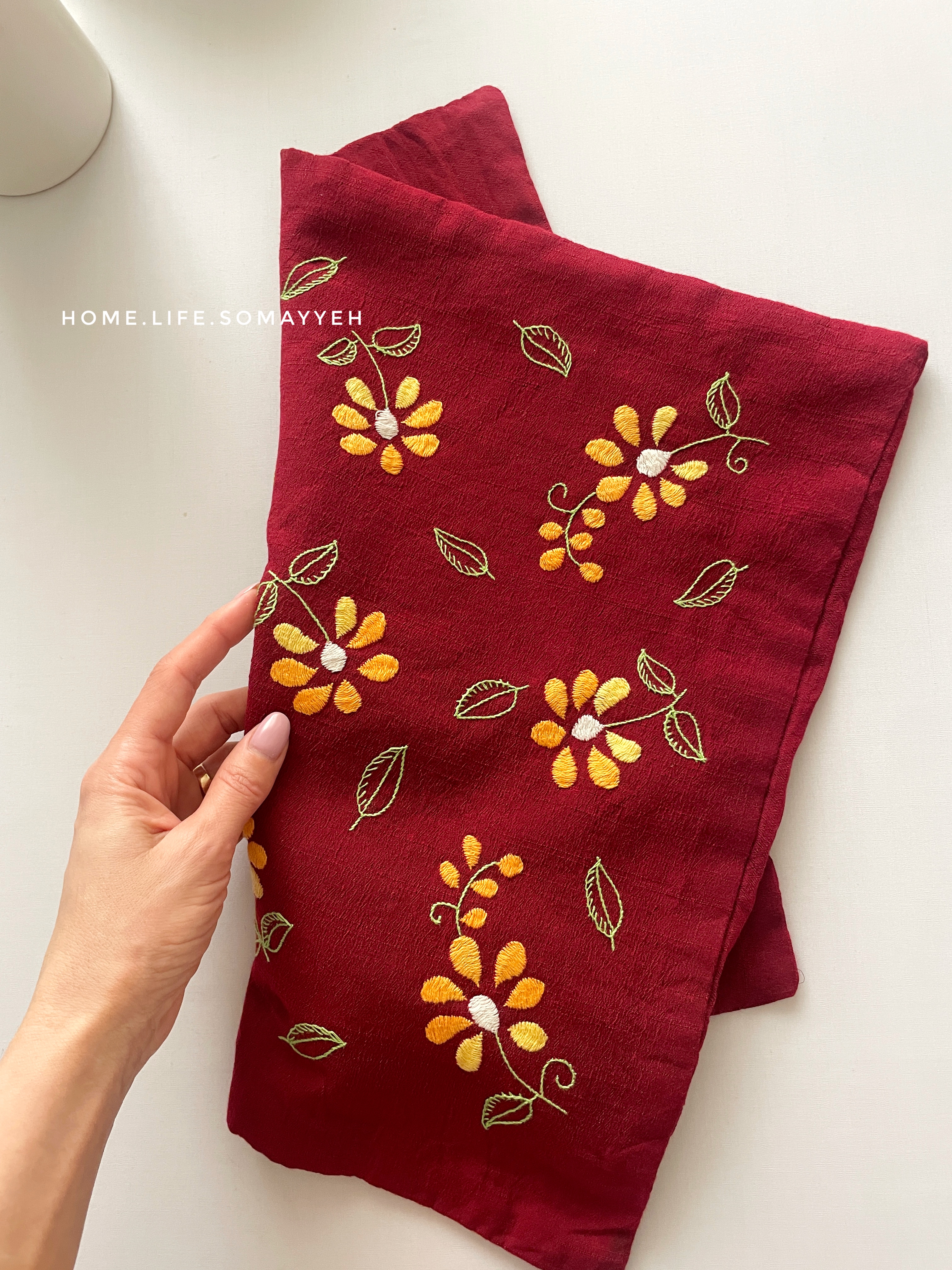 رویه کوسن/گلدوزی دستدوز