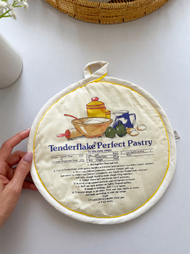 زیرقابلمه آویزدار طرح دستور تهیه خمیر پای Tenderflake
