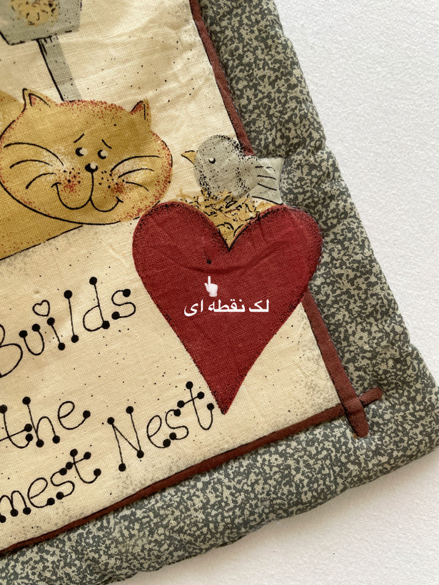 آویز یا دستگیره گربه ابردوزی