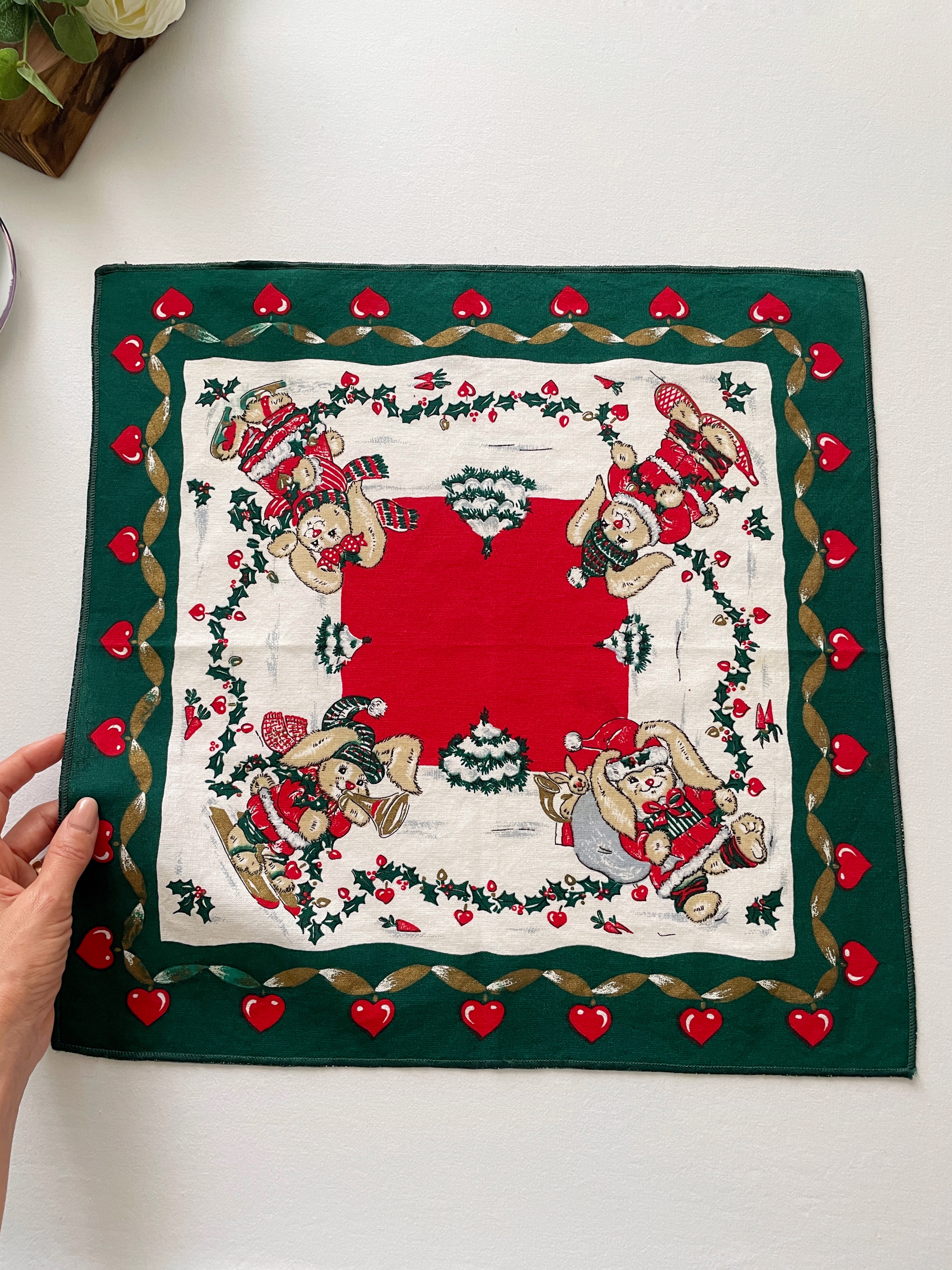 دستمال کتان خرگوشی وزمستون/محصول برزیل