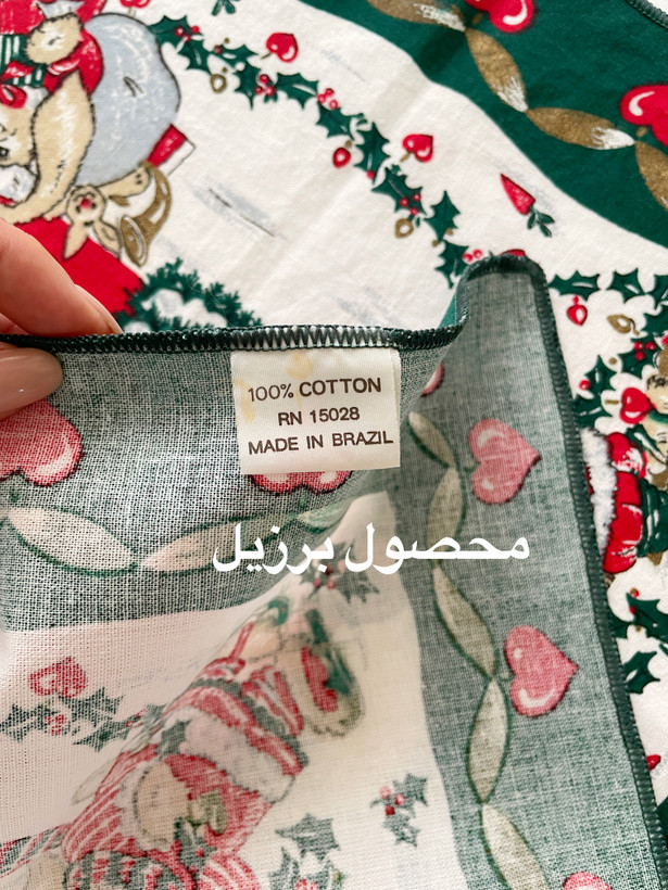 دستمال کتان خرگوشی وزمستون/محصول برزیل