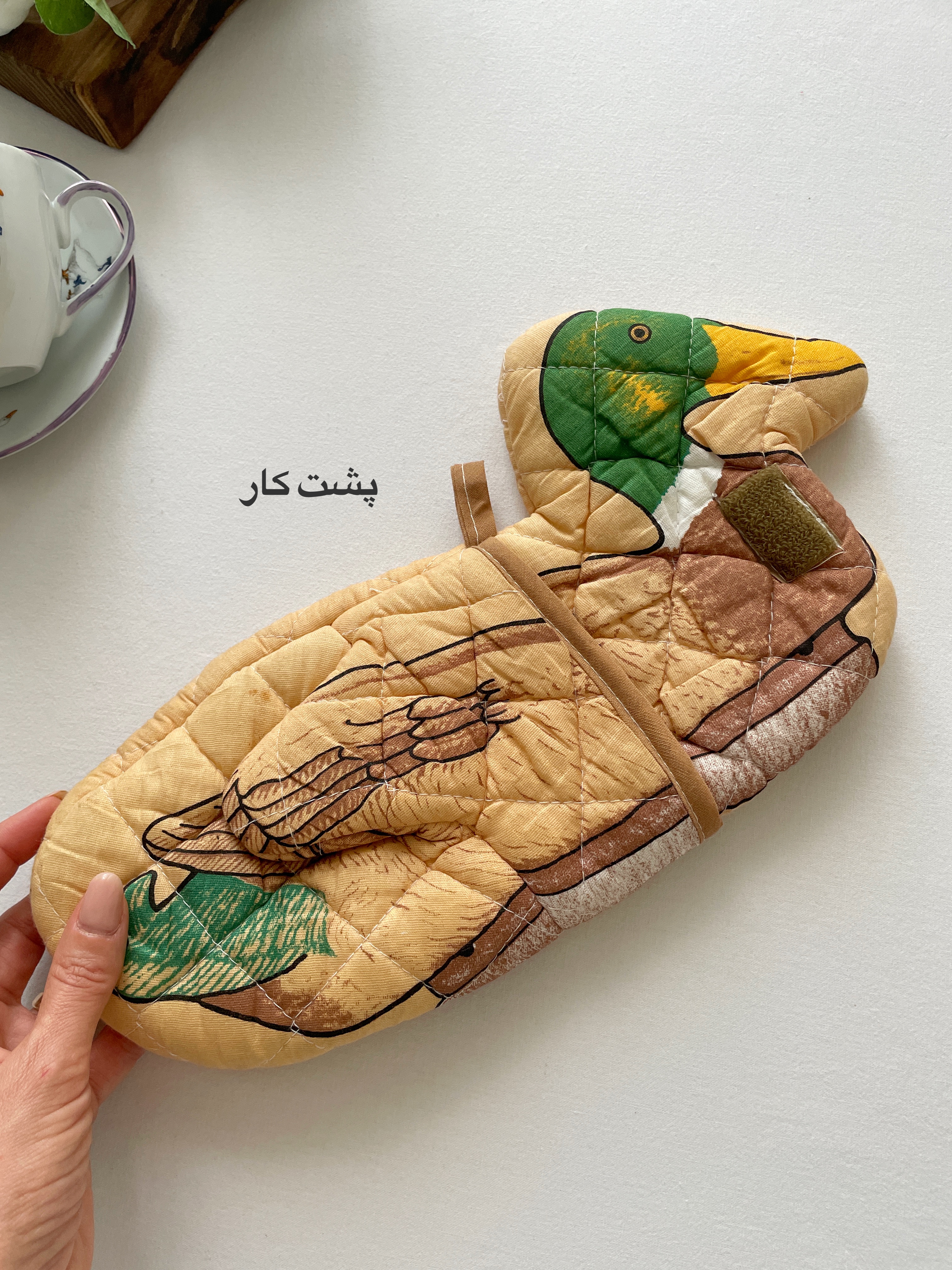 دستکش فر طرح مرغابی سهبعدی/محصول تایوان