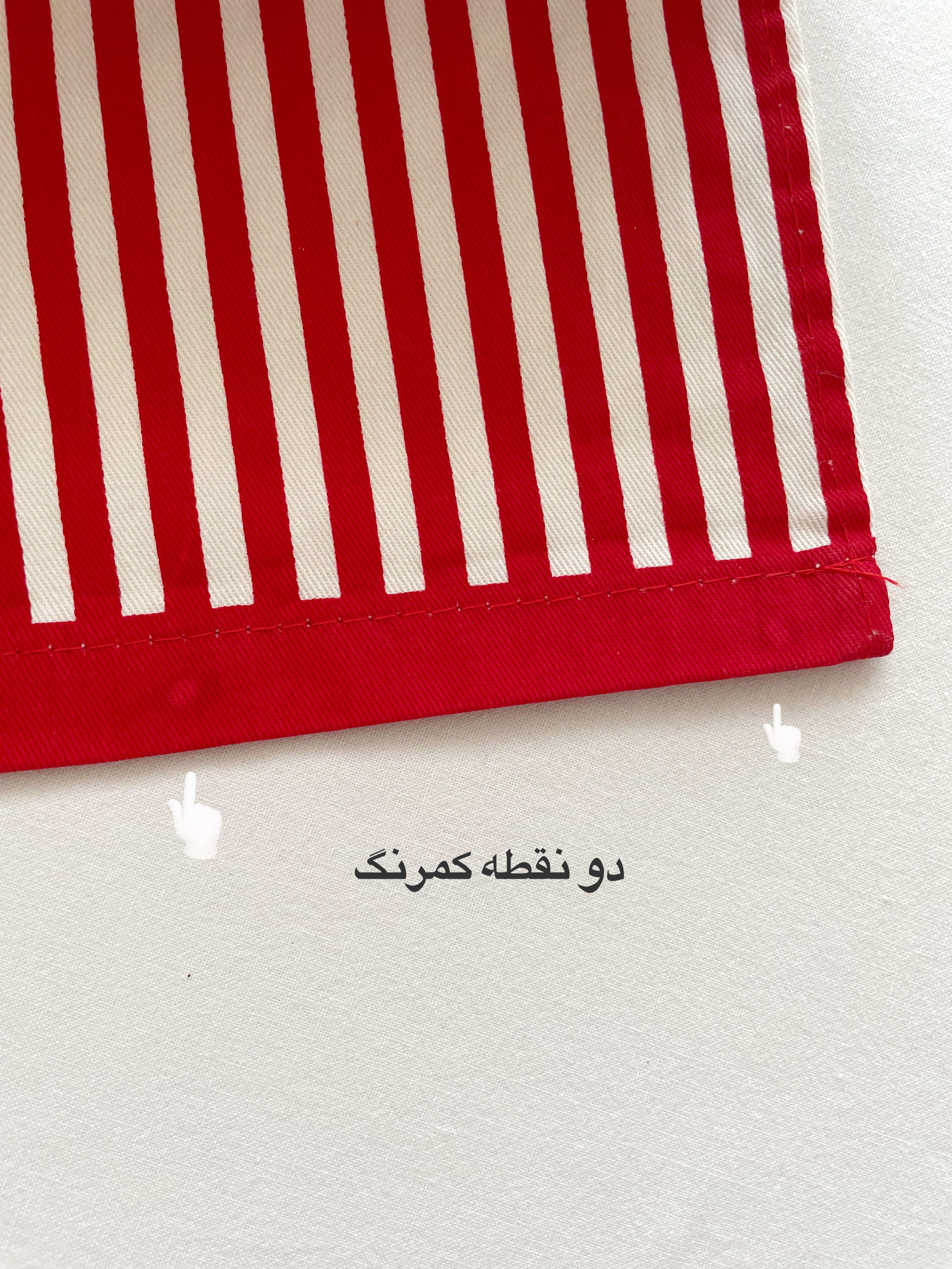 دستمال کتان سایز بزرگ