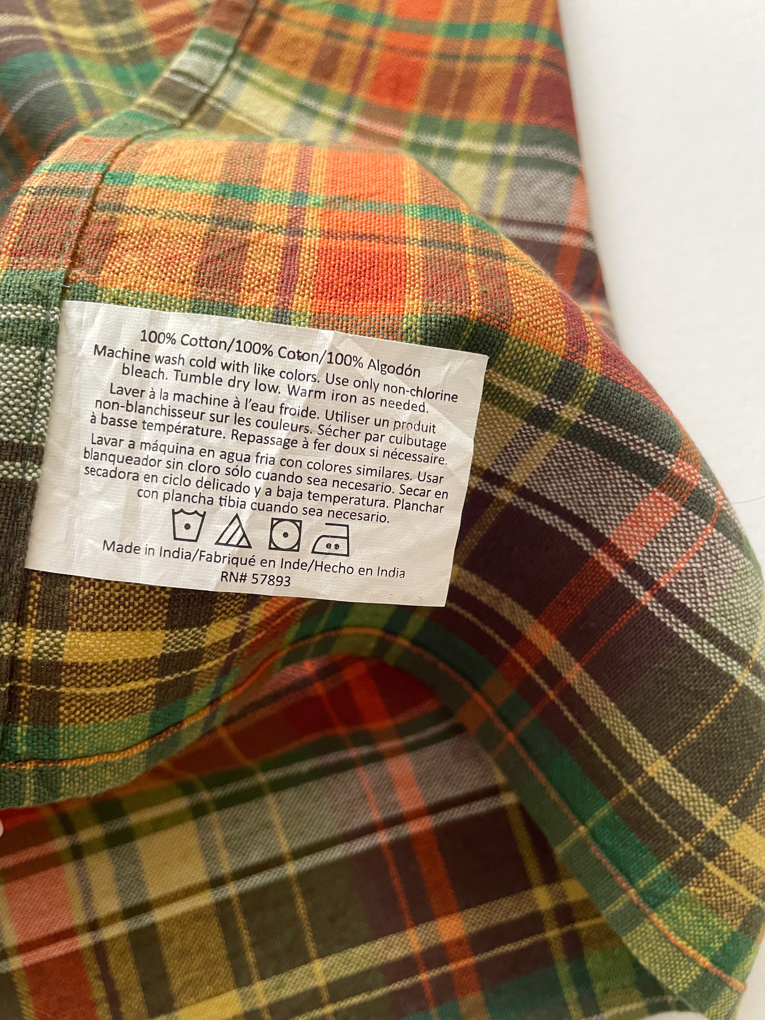 دستمال کتان