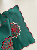 رومیزی گلدوزی و خامه دوزی