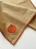 دستمال کتان گلدوزی