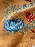 دستمال کتان گلدوزی
