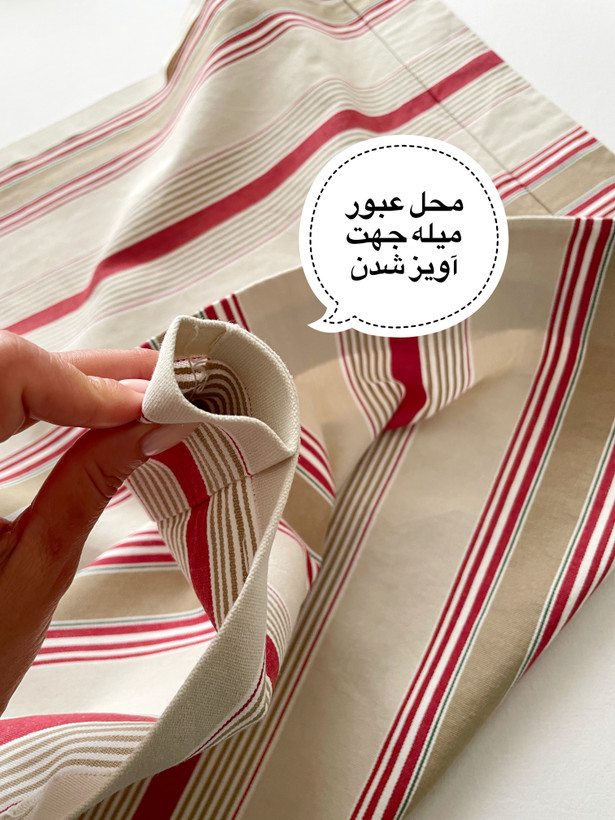نیم پرده کتان