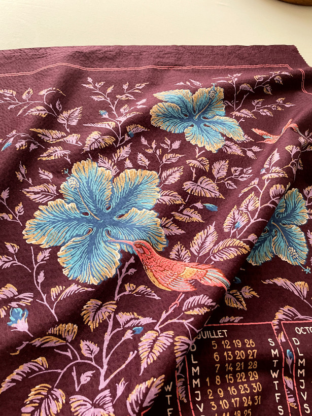 دستمال تقویمی وینتیج VLISCO، سال ۱۹۸۷