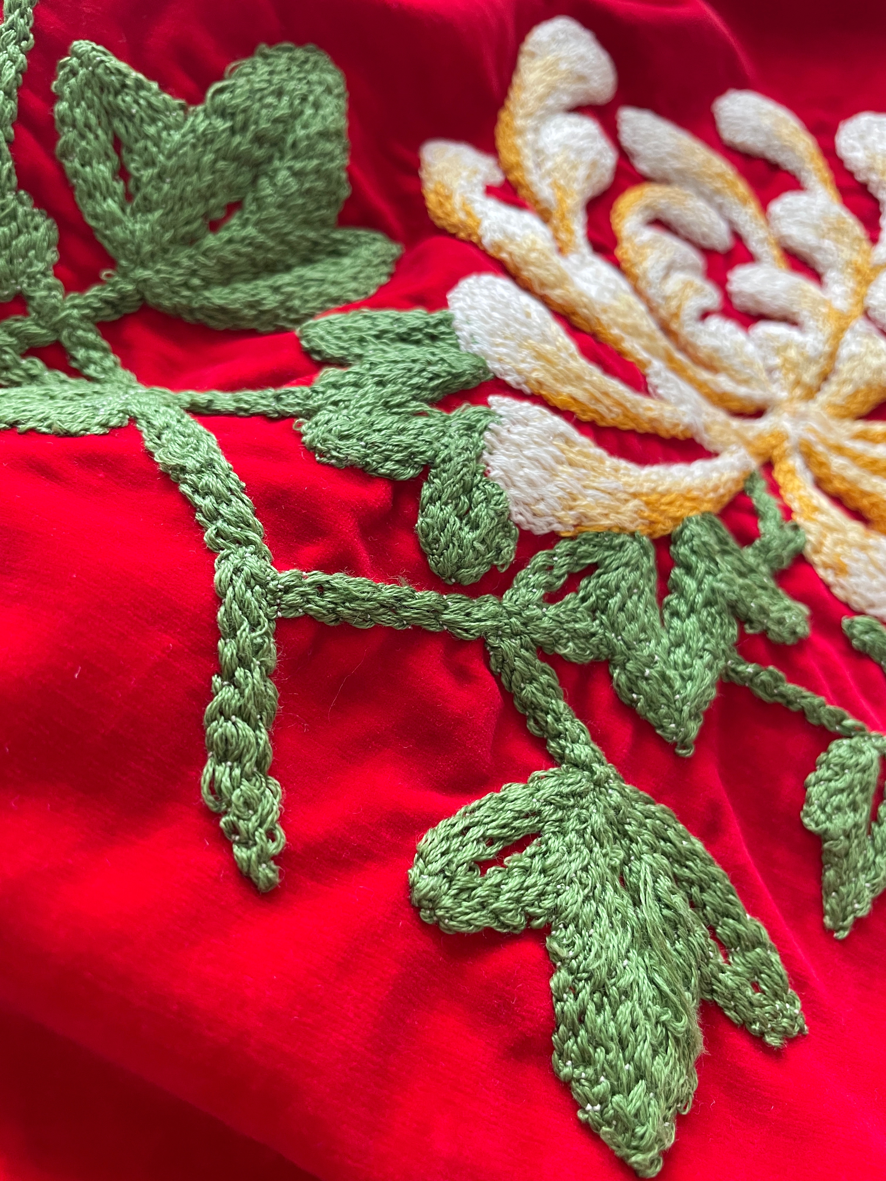 رویه کوسن گلدوزی دستدوز