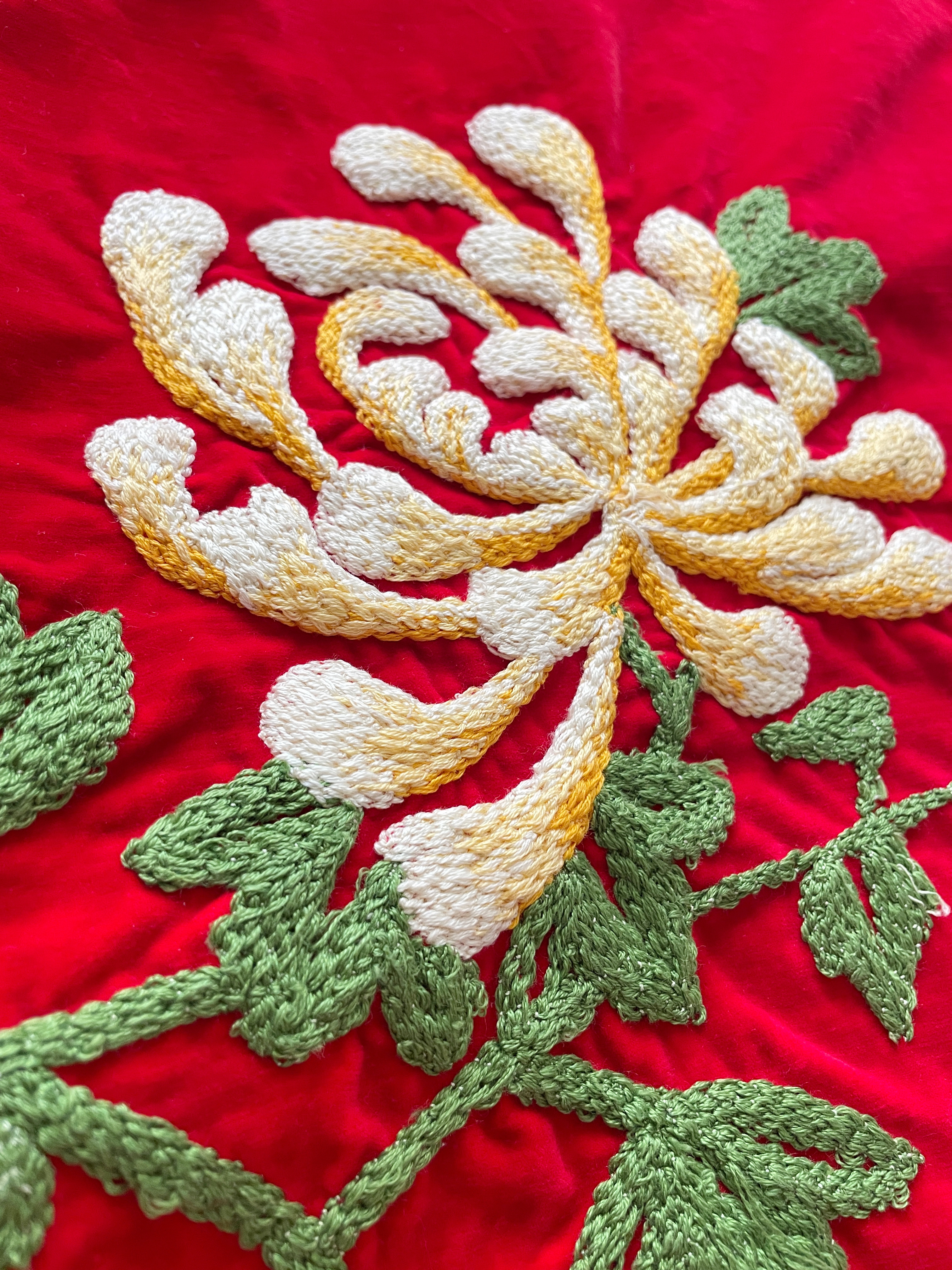 رویه کوسن گلدوزی دستدوز