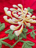 رویه کوسن گلدوزی دستدوز