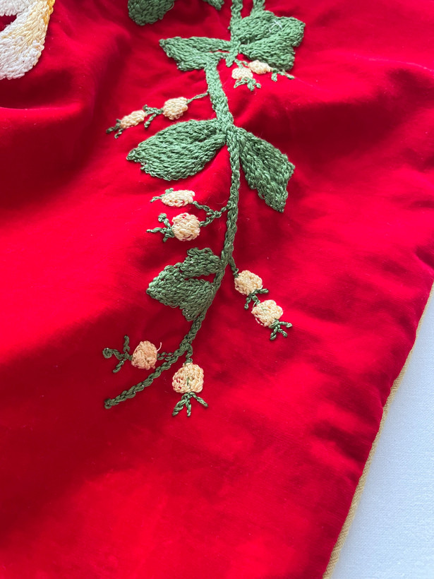 رویه کوسن گلدوزی دستدوز