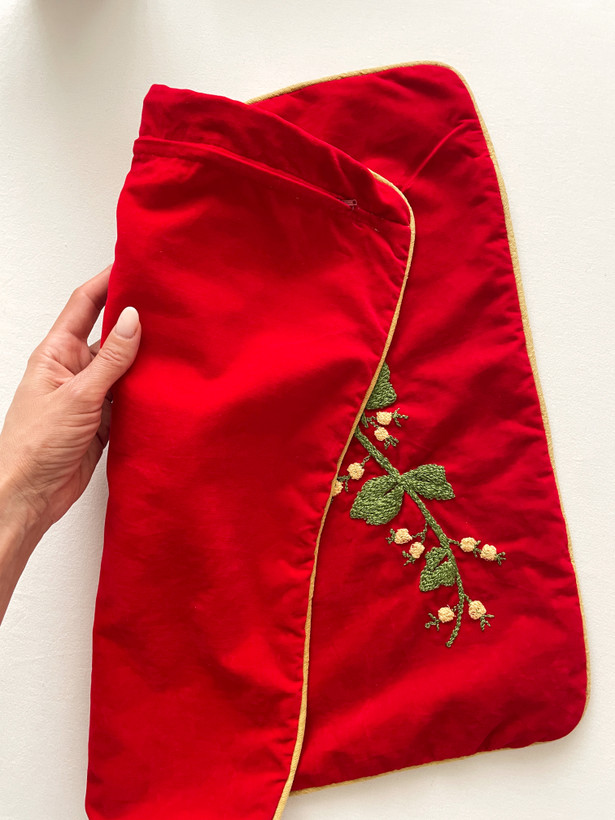 رویه کوسن گلدوزی دستدوز