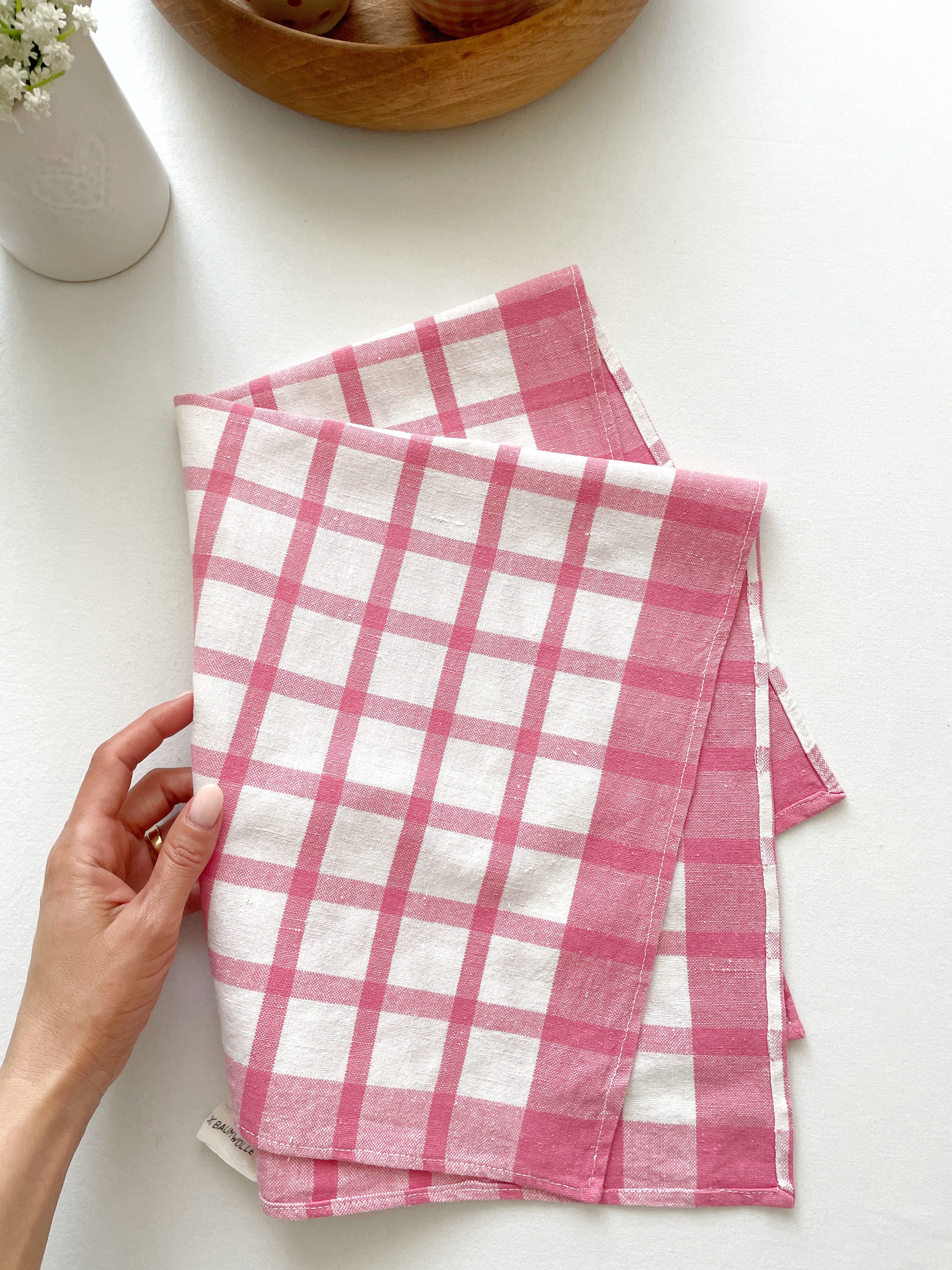 دستمال کتان+لینن