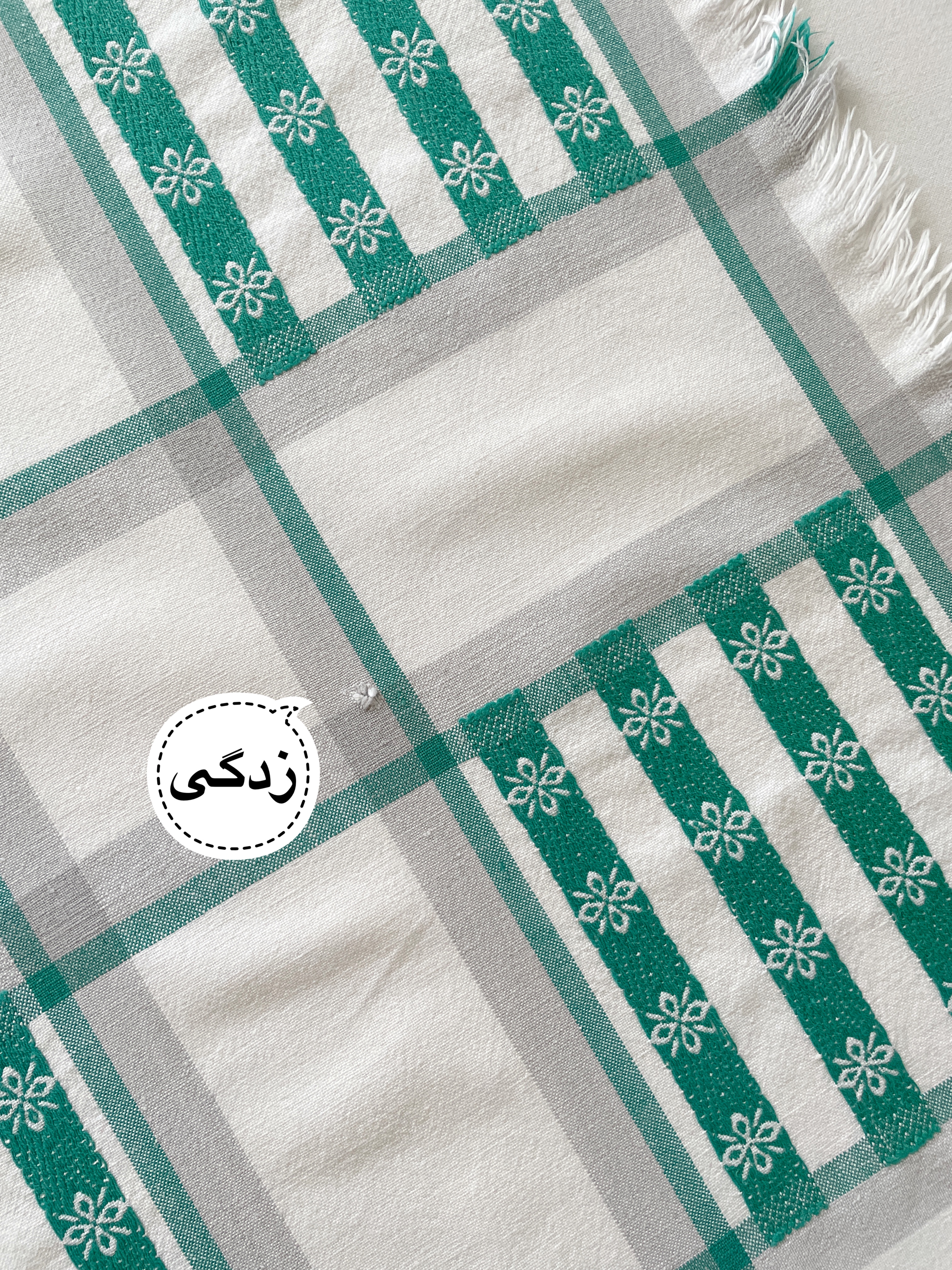 دستمال کتان بزرگ