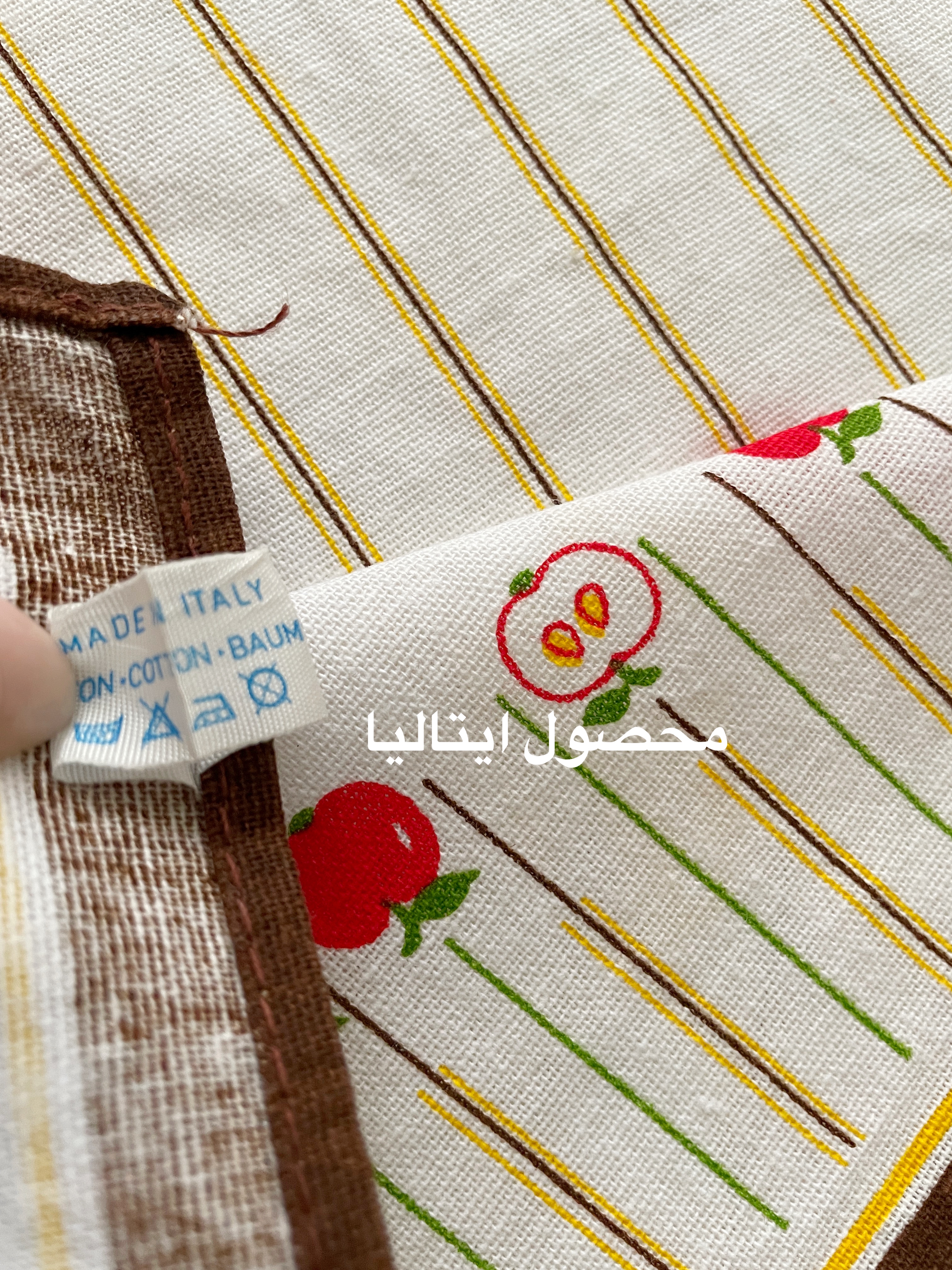 دستمال کتان(محصول ایتالیا)